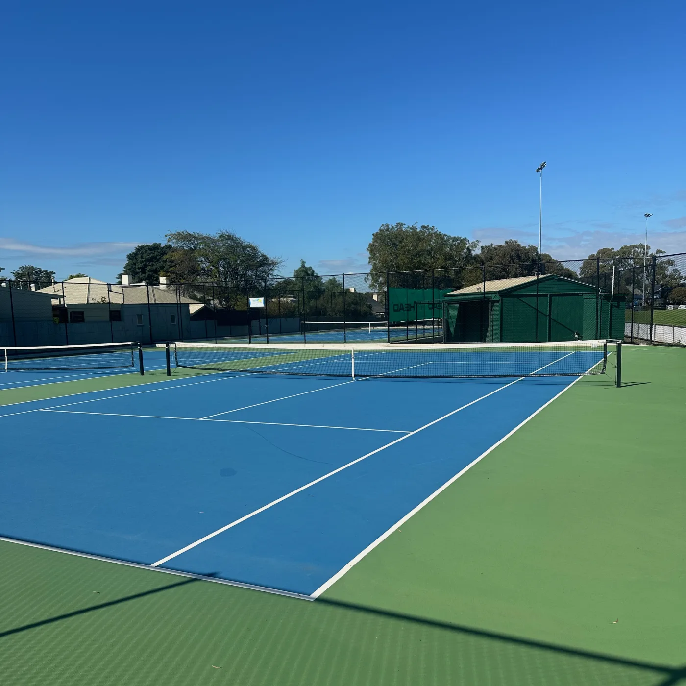Courts on Wills St, Largs Bay where private tennis lessons are held